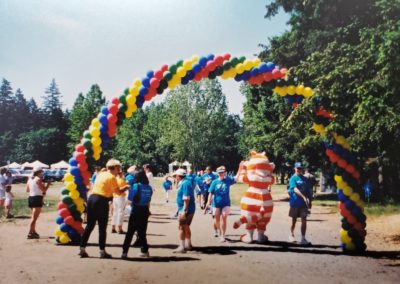 Our first Father’s Day Event, Dash for Dad, at Beaver Lake in 2002
